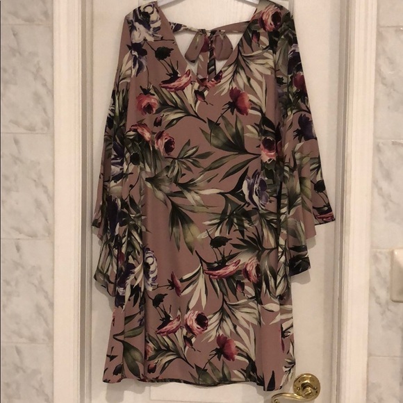 MAUVE OLIVE DRESS - Picture 4 of 5